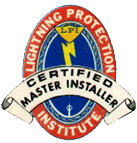 Lightning Protection Institute Certificate Master Installer